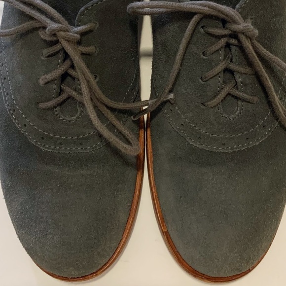 Opening Ceremony Gray Suede Oxfords - Picture 4 of 8